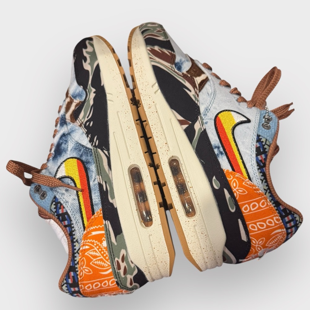 NEW Nike Air Max 1 SP x Concepts “Heavy” Denim Bandana Sneakers w/ Box - Picture 5 of 16
